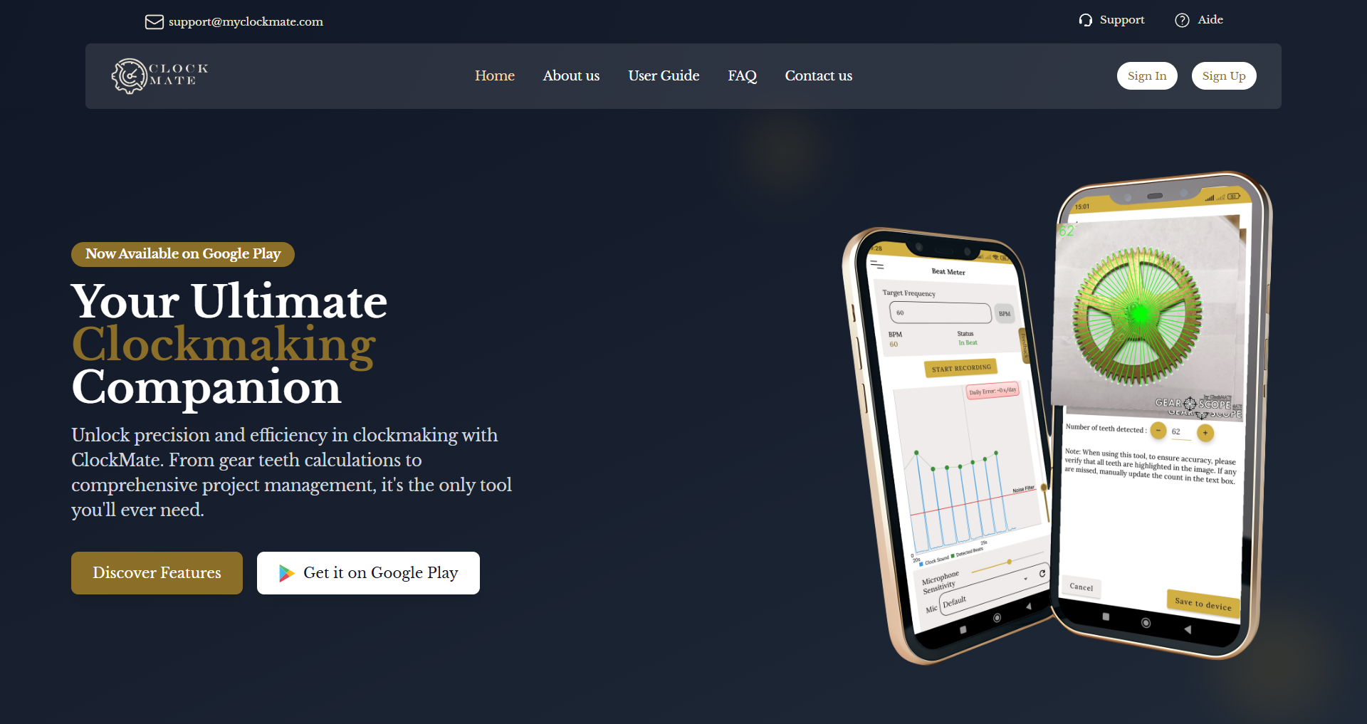 ClockMate Website